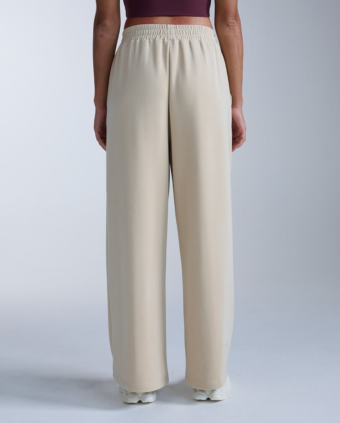 Wonderluxe Sand Washed Wide Leg Pants