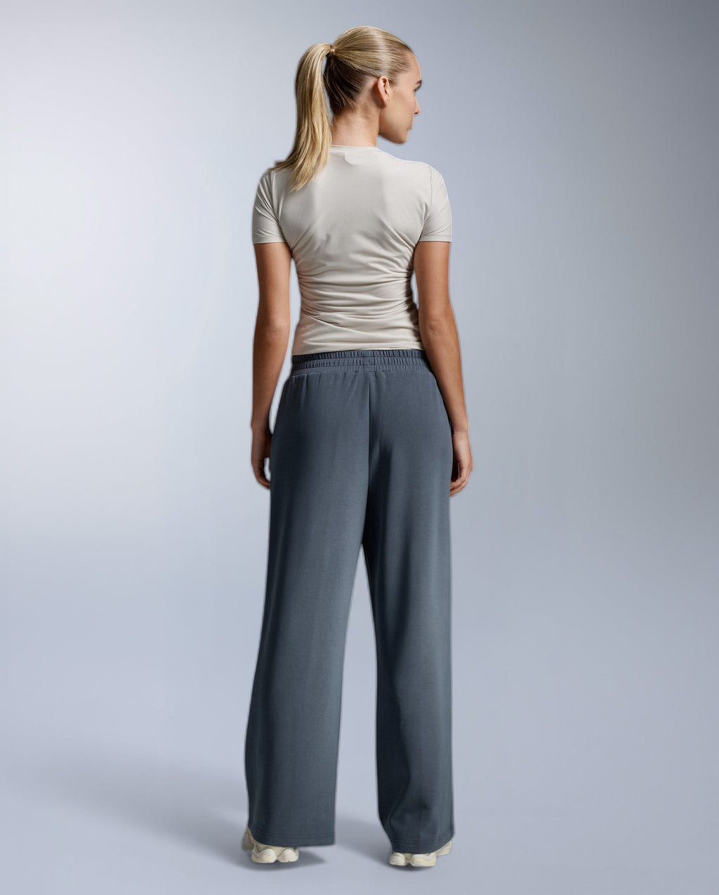 Wonderluxe Sand Washed Wide Leg Pants