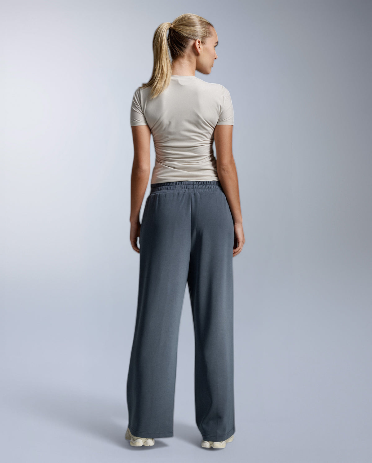 Wonderluxe Sand Washed Wide Leg Pants