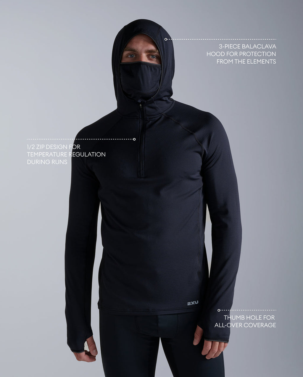 Ignition Grid 1/2 Zip Hoodie