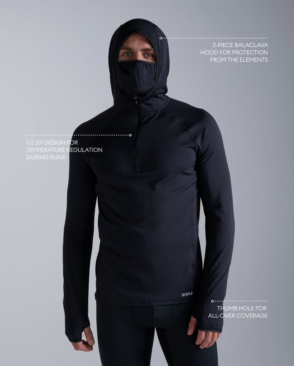 Ignition Grid 1/2 Zip Hoodie