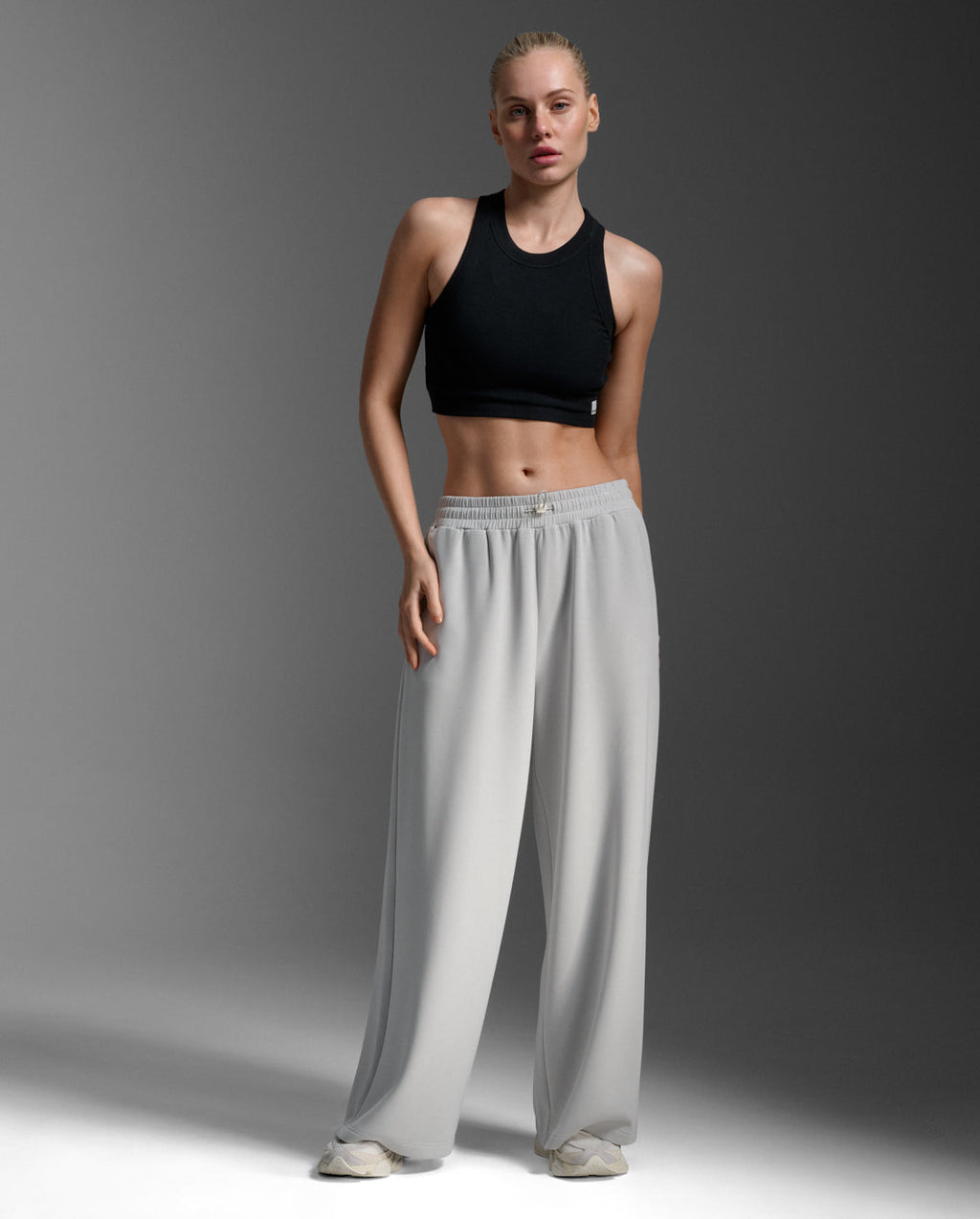 Wonderluxe Sand Washed Wide Leg Pants