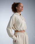 Wonderluxe Sand Washed Cropped Hoodie
