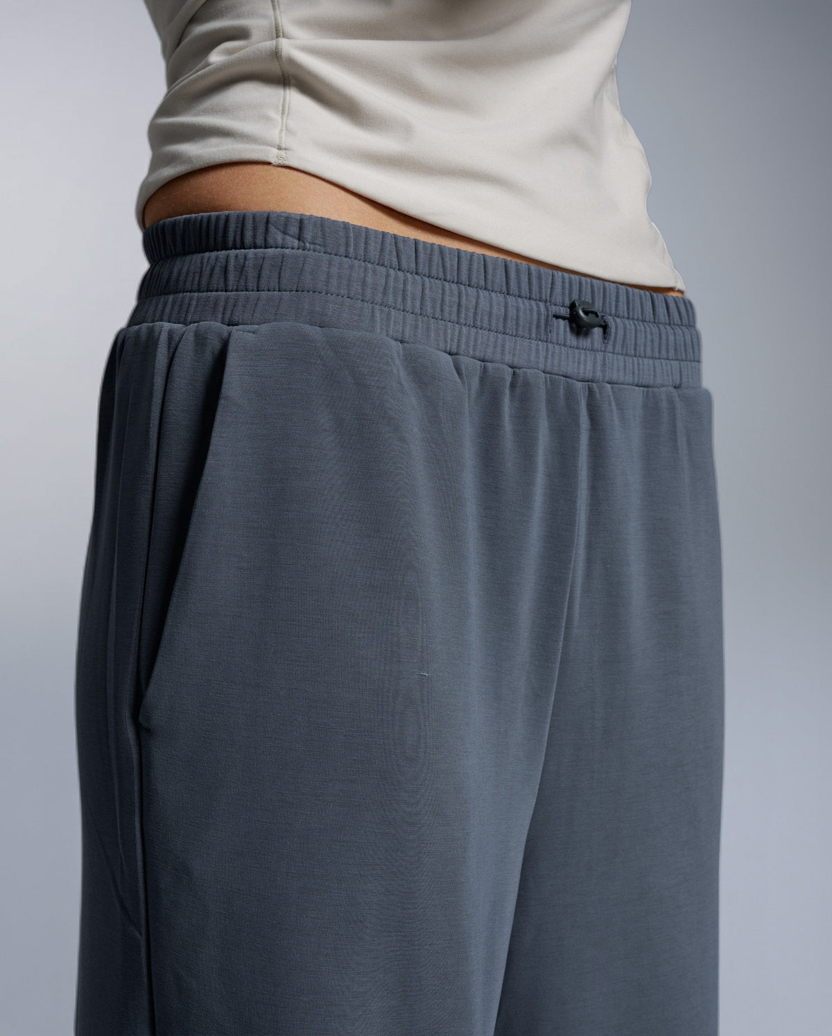Wonderluxe Sand Washed Wide Leg Pants