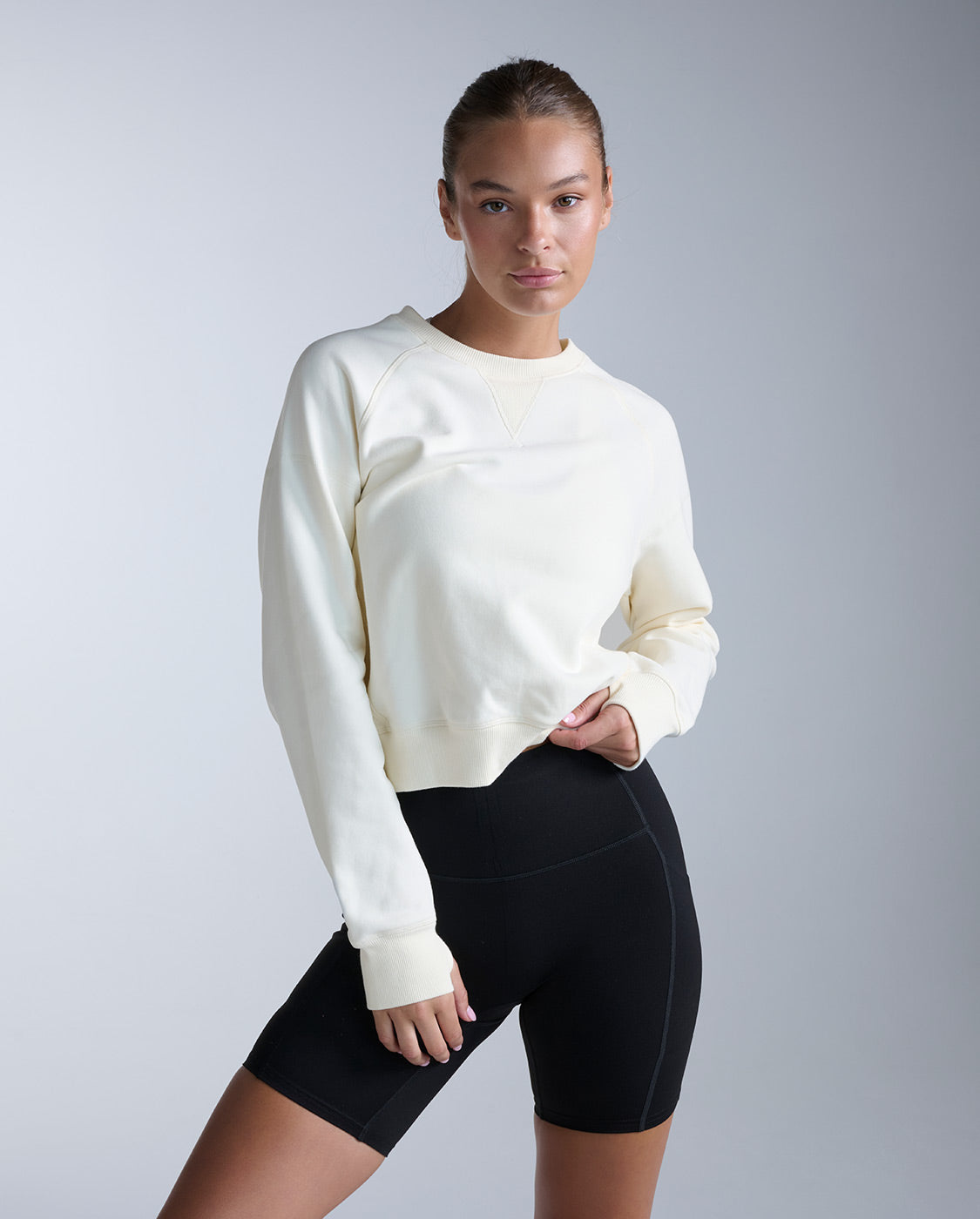 EZ Organic Cotton Ribbed Crew