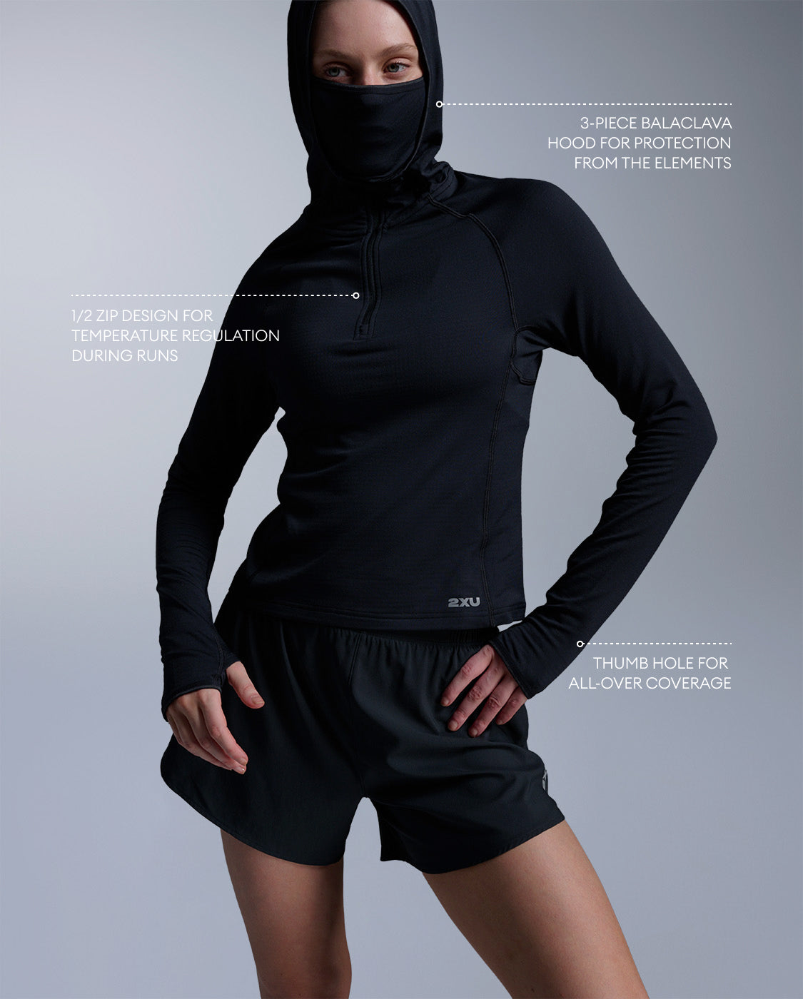Ignition Grid 1/2 Zip Hoodie