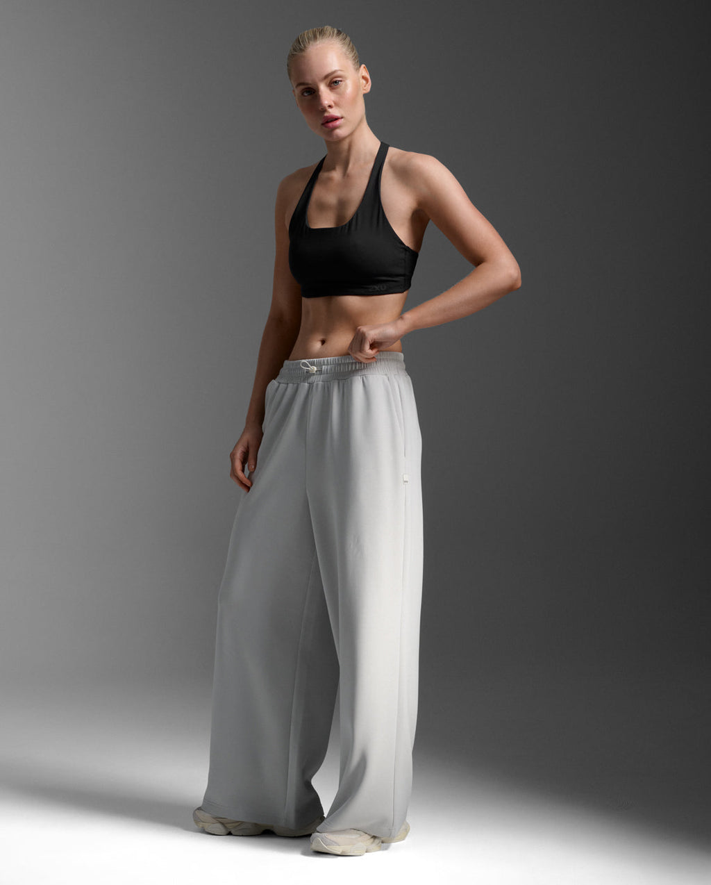 Wonderluxe Sand Washed Wide Leg Pants