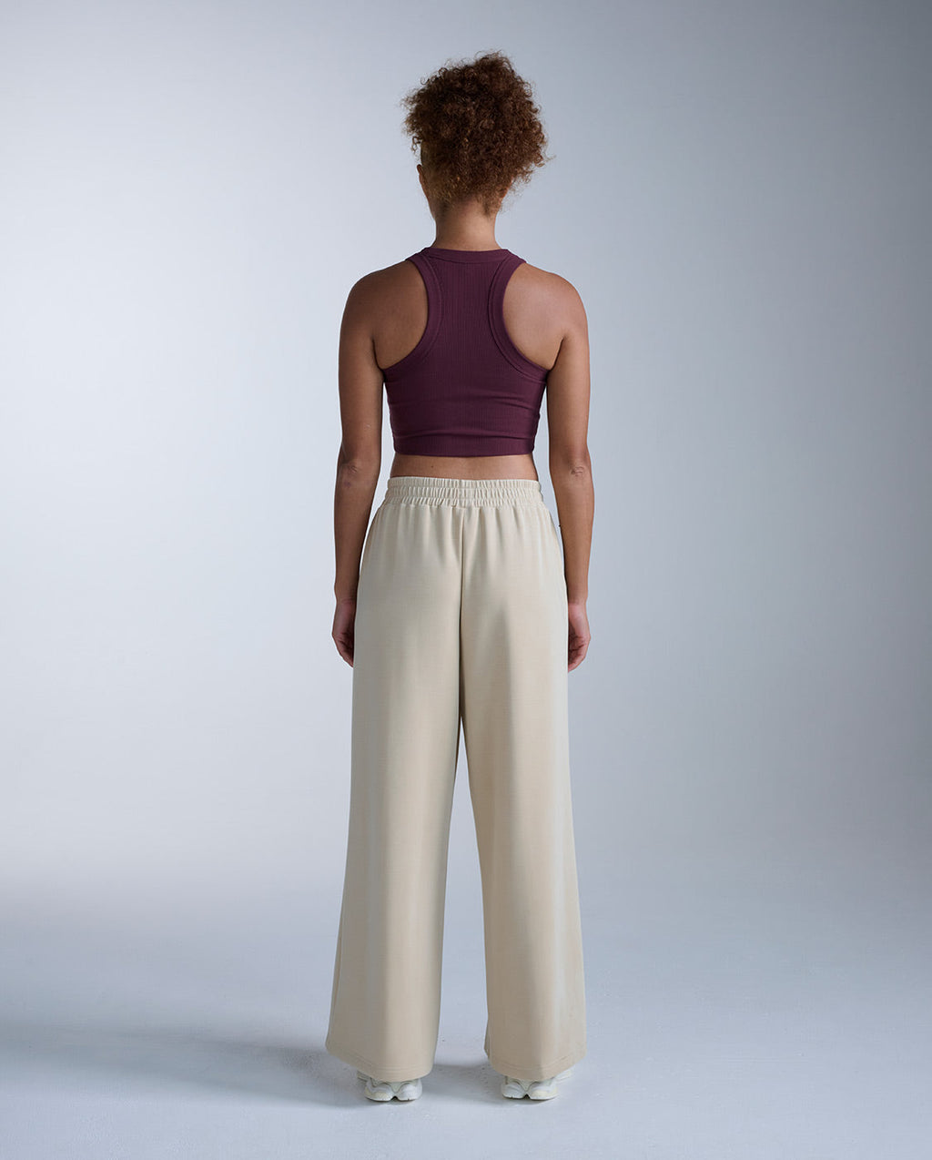 Wonderluxe Sand Washed Wide Leg Pants
