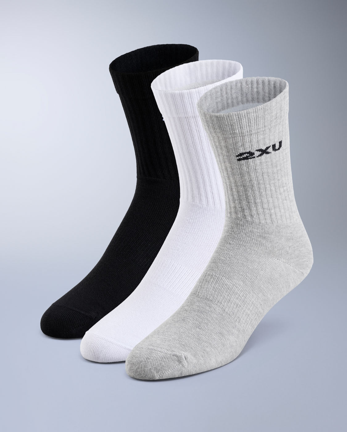 Cotton Crew Socks 3 Pack