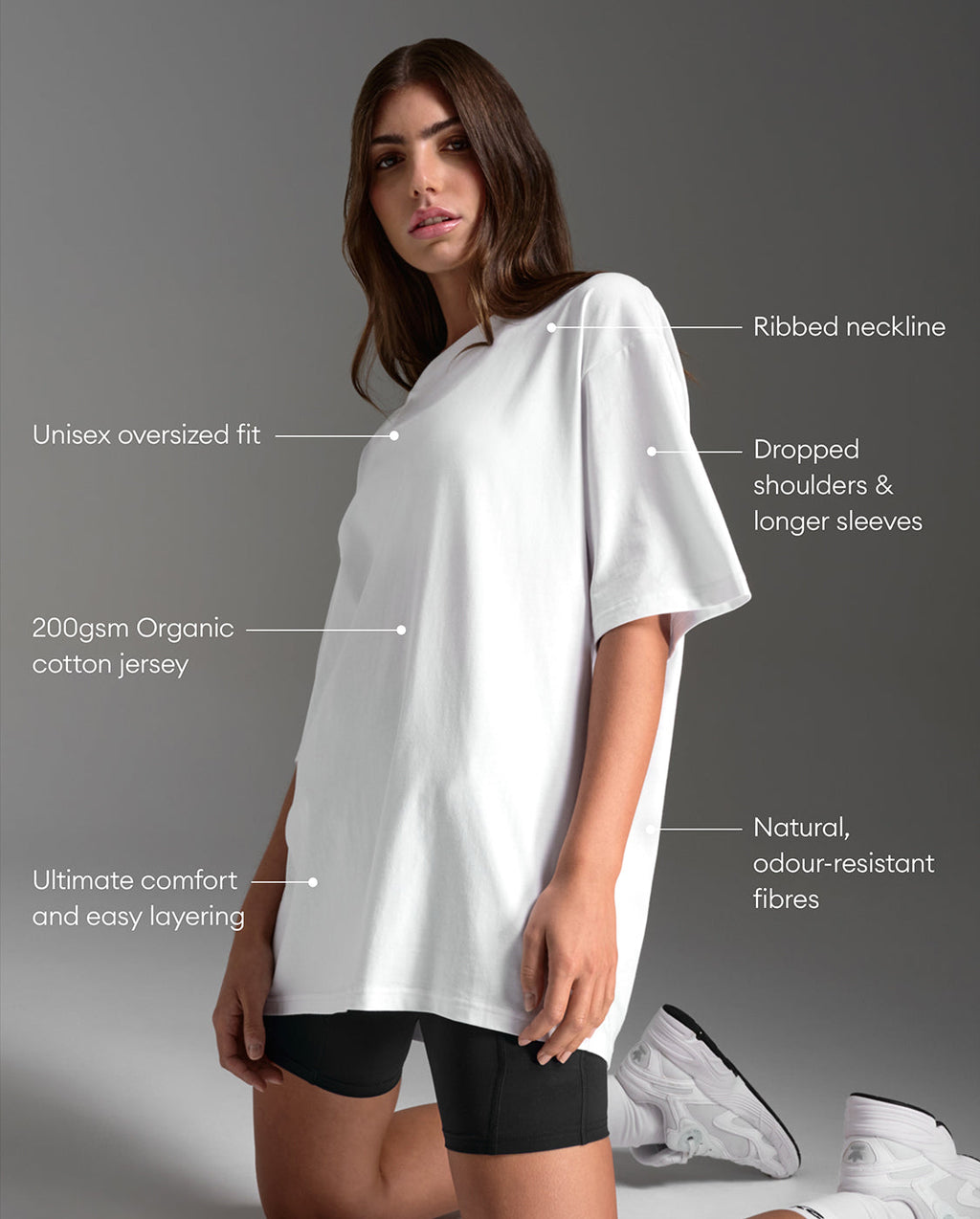 EZ Oversized Organic Cotton Tee