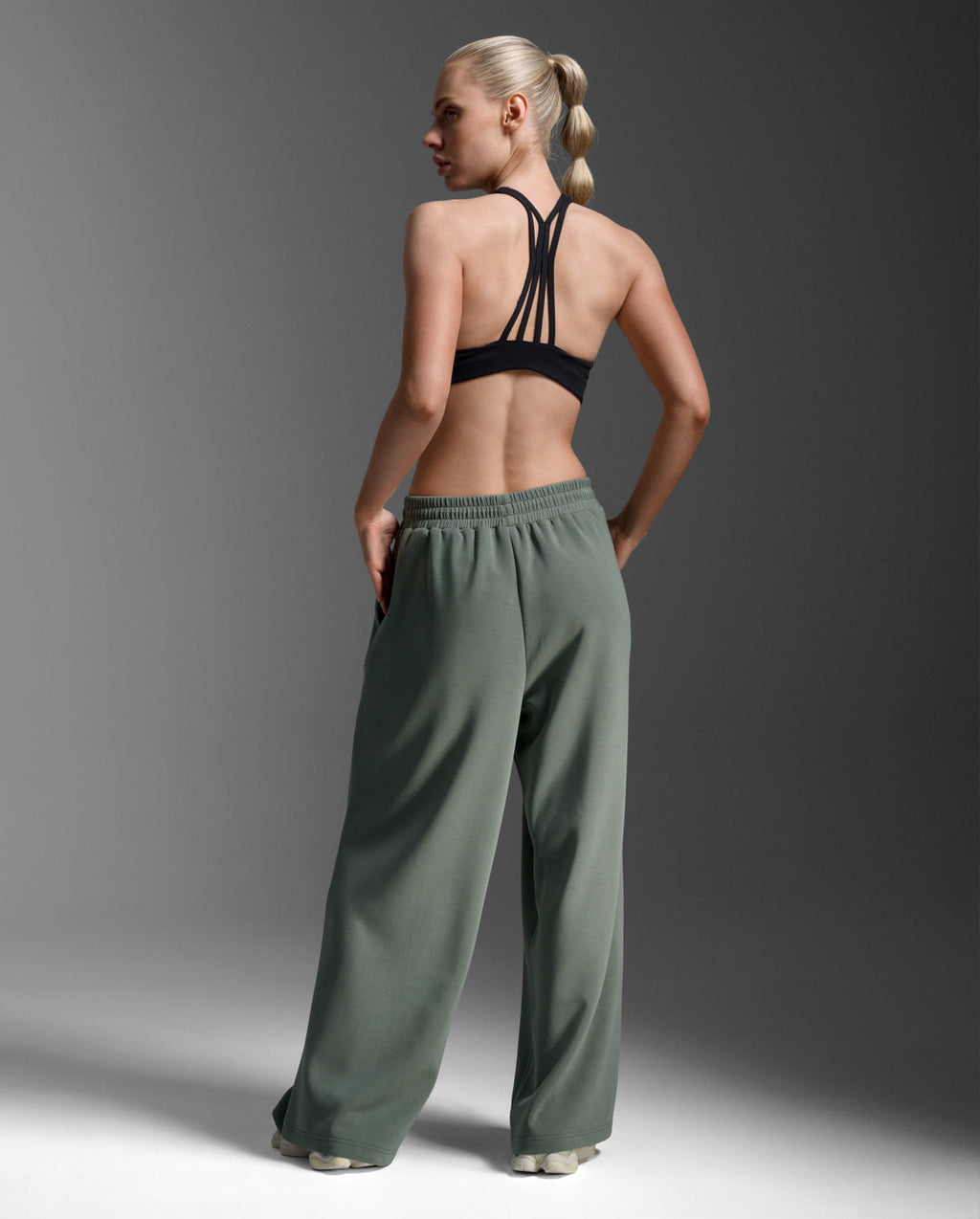 Wonderluxe Sand Washed Wide Leg Pants