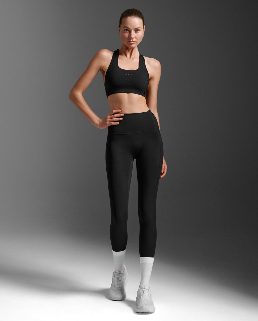 Form Stash Hi-Rise Compression Tights with Pockets (No Logo)