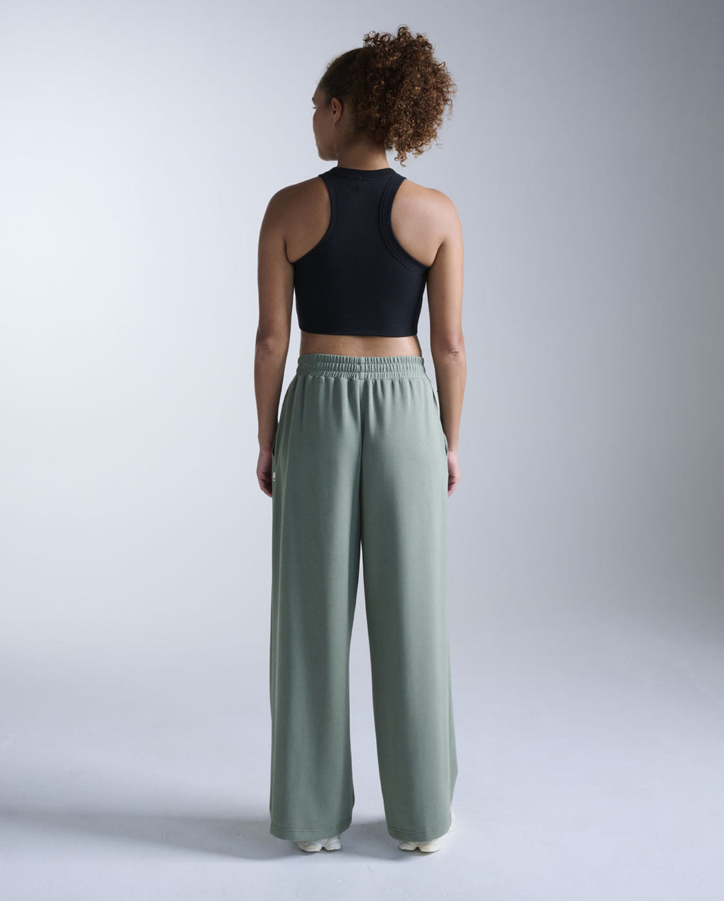 Fluid Tencel Ribbed Crop Tank