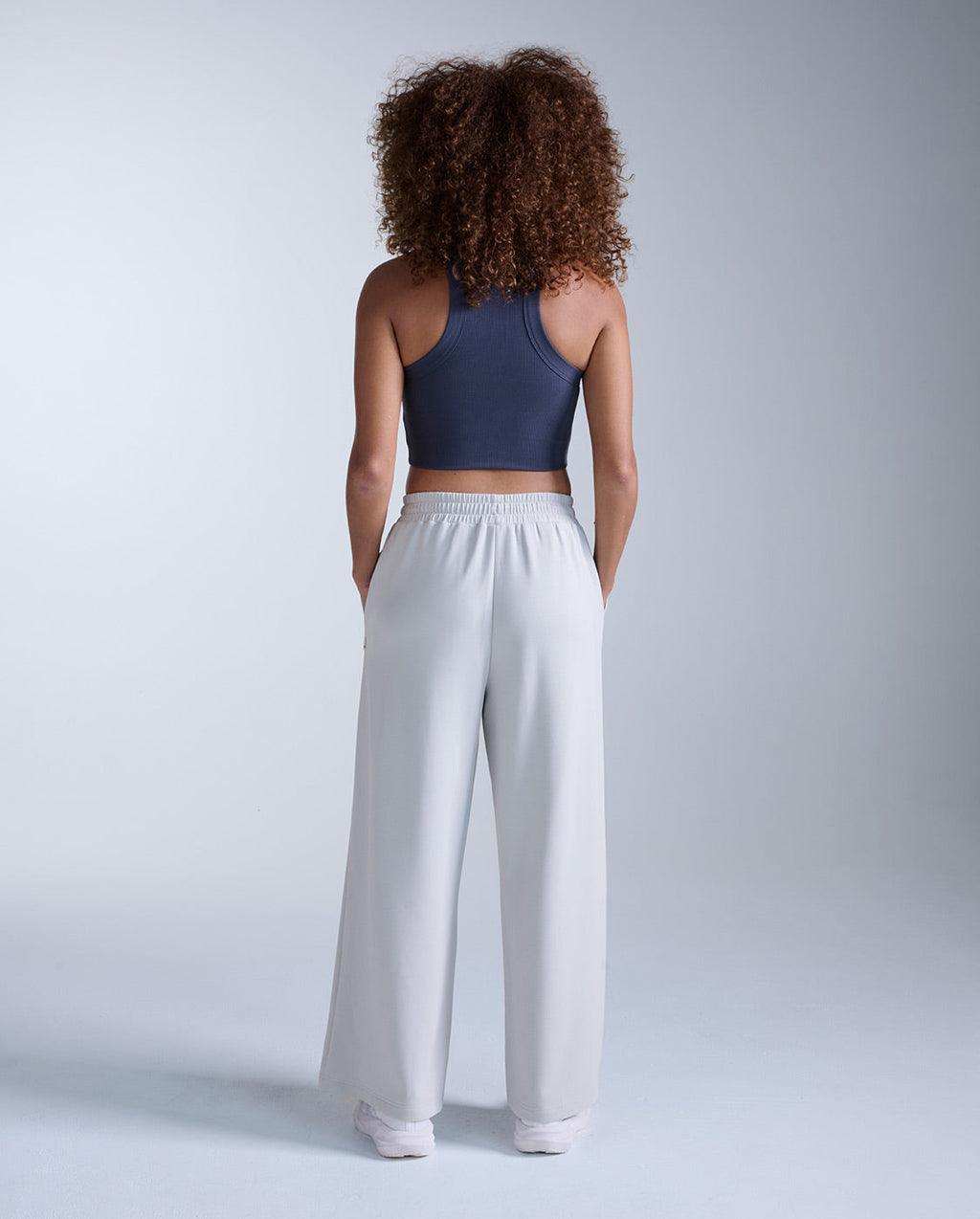 Fluid Tencel Ribbed Crop Tank